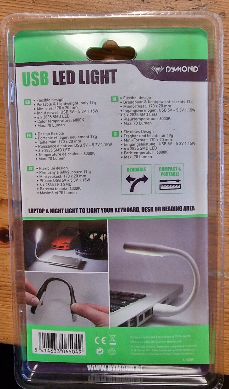 Dymond USB LED Light DUL2 USB Lampe Licht 2er Set Notebook PC LED