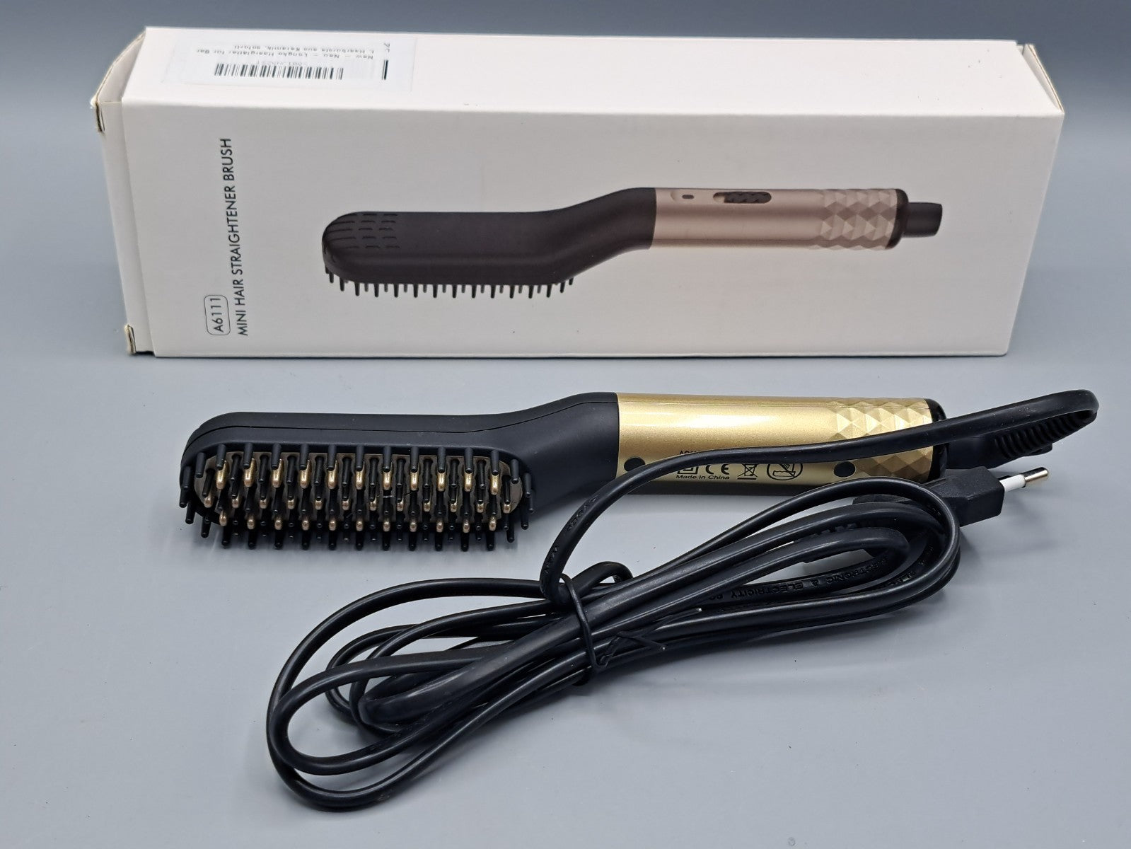 Longko Haarglätter für Bart, Keramik, Bartglätter