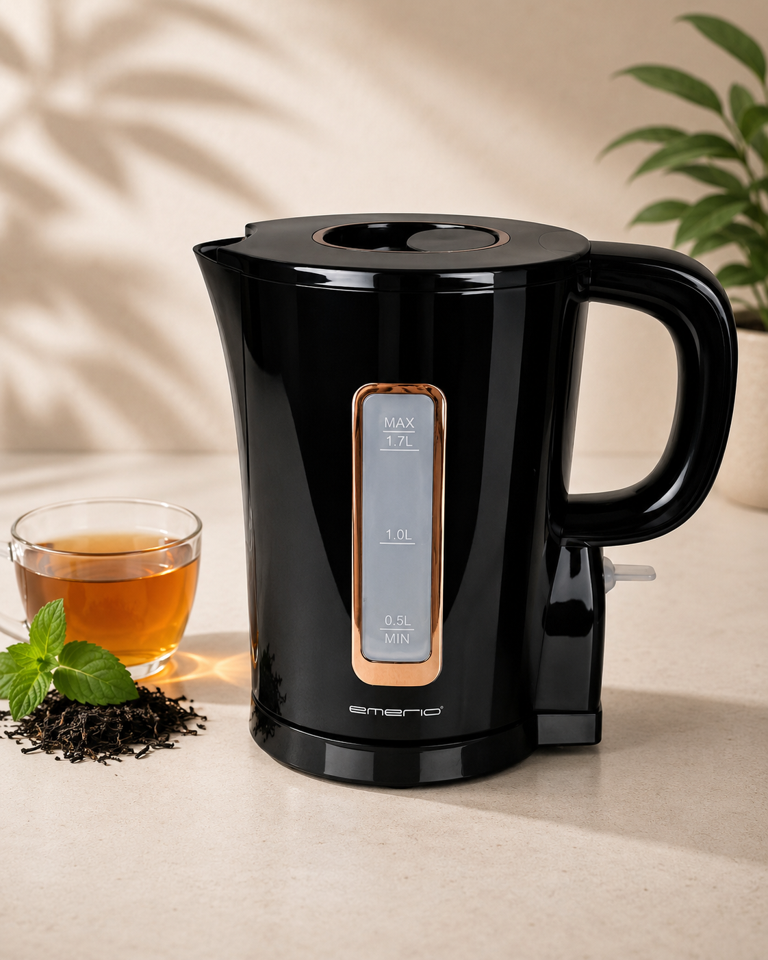 Emerio Wasserkocher WK-125130 schwarz 1,7L 2200W Küche