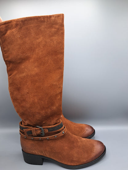 Olip Italia Spa Damen Stiefel Gr. 39 | Braun Damenschuhe
