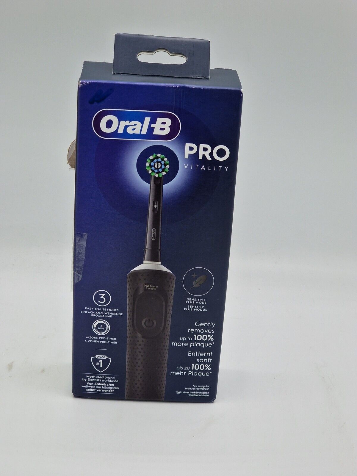 Oral-B elektrische Zahnbürste Vitality Pro D103 Box Black lange Akkulaufzeit