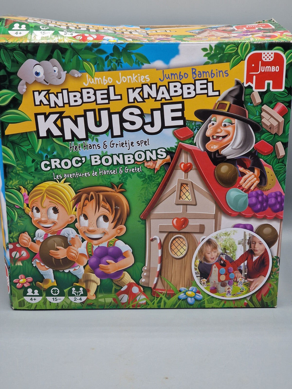 Jumbo 19713 - Hänsel und Gretel, Knusper Knäuschen, Brettspiel, NL