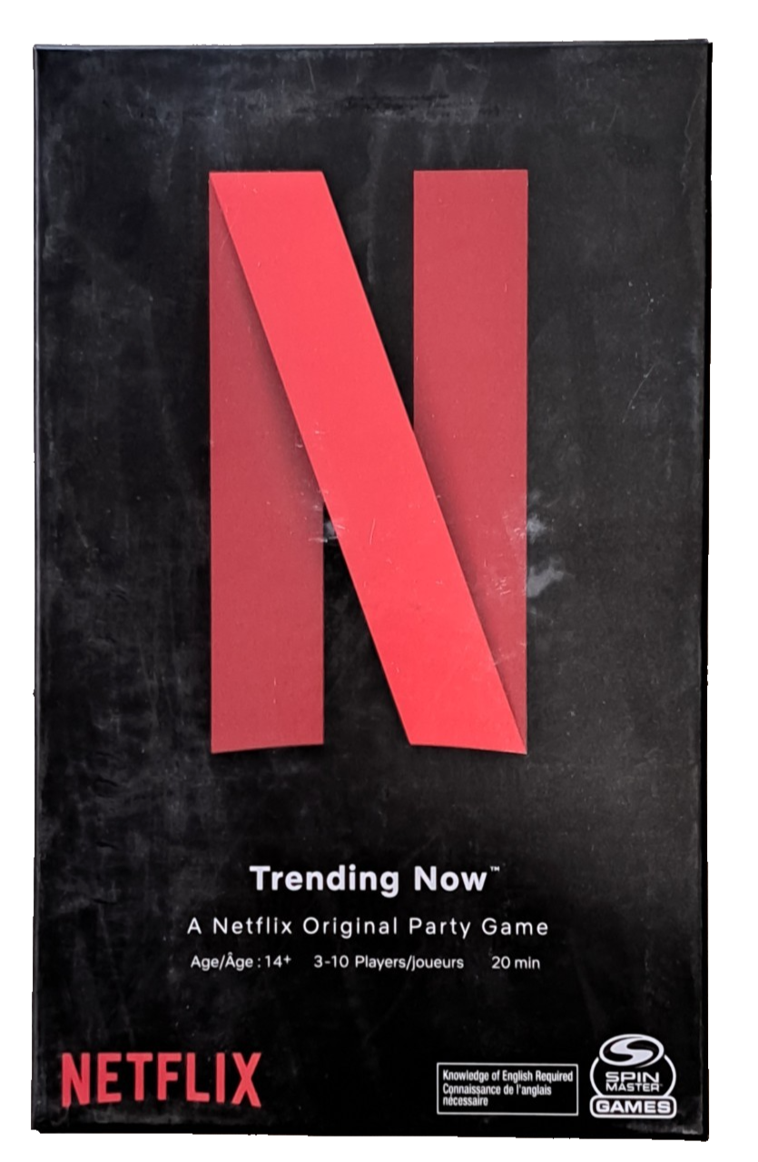 Netflix Trending Now Partyspiel Spin Master Kartenspiel Englisch 3-10 Spieler D4