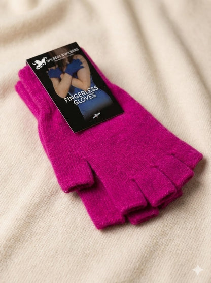 Wilbers & Wilbers Fingerless Gloves Damen Pink Handschuhe