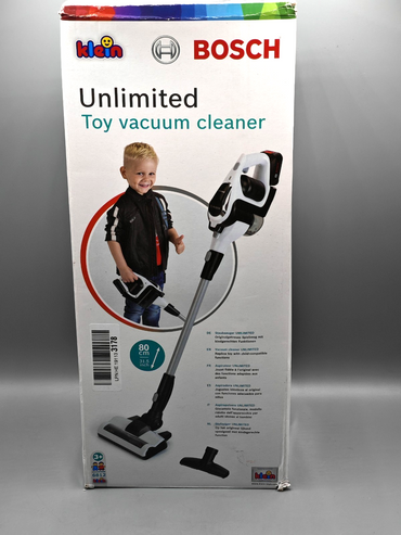 Bosch Klein Unlimited Spielzeug-Staubsauger – Realistisches Haushalts-Set für Ki
