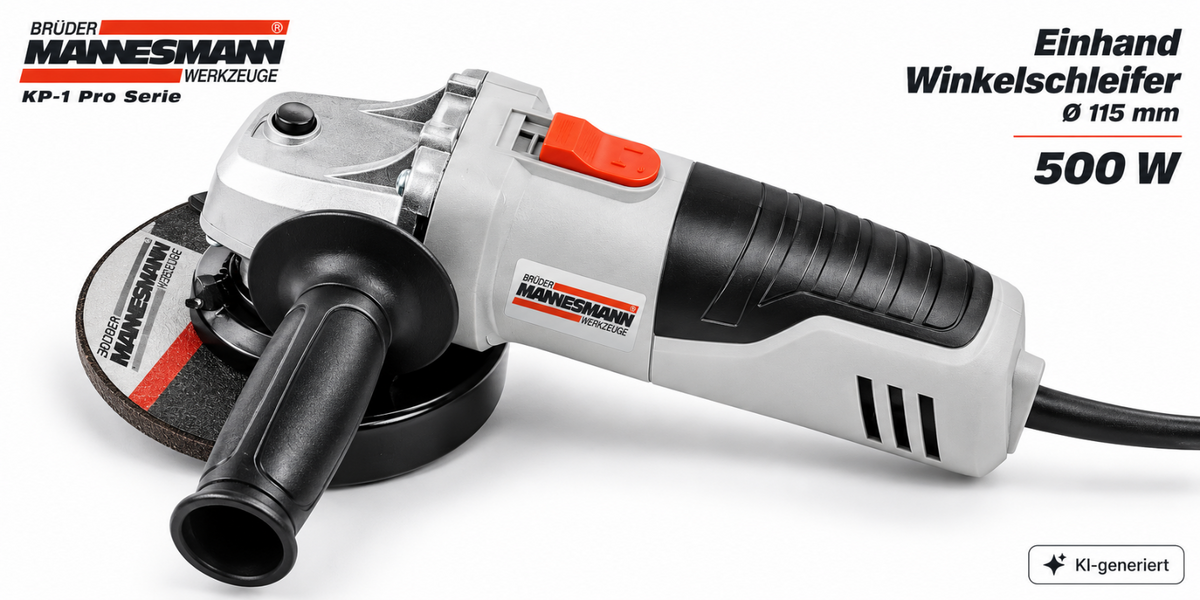 Brüder Mannesmann Winkelschleifer 115 mm 500 W XP-1 Pro Einhand Flex B2