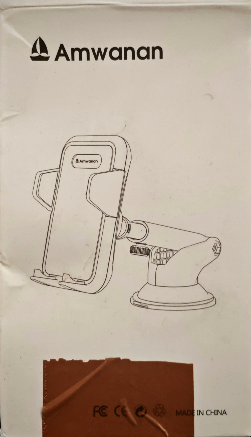 Amwanan Auto Handyhalterung Saugnapf Lüftung 4-7,5" Smartphone Halter ATE95 A8