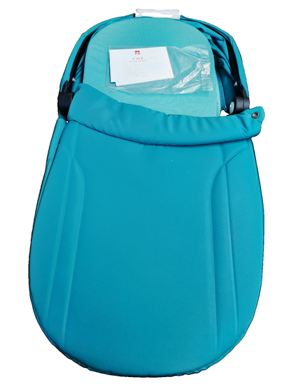 gb Gold COT Future Perfect Kinderwagenaufsatz Babywanne Laguna Blue Türkis D9