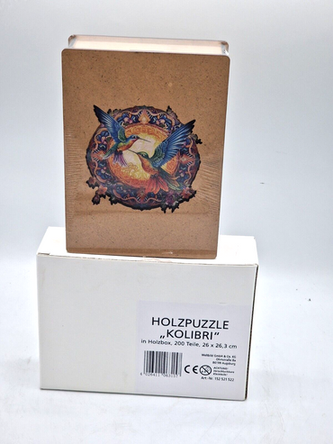 Holzpuzzle Erwachsene, Holzpuzzle 200 Teile 26x 26,3 cm, Kolibri