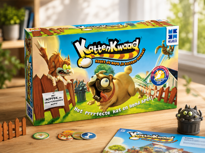 Megableu Kattenkwaad Mopper Elektronisches Kinderspiel 2-4 Spieler 678438 D4