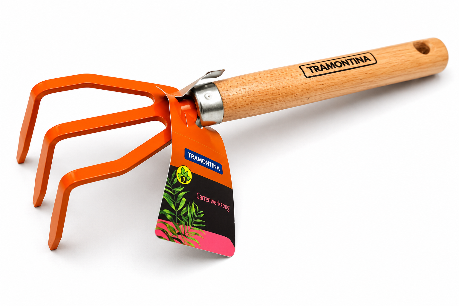 Tramontina Handgrubber Gartenwerkzeug Unkrauthacke Kultivator Grubber Stahl  A2