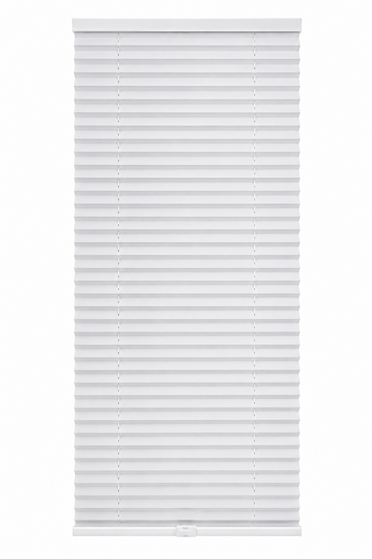 QVC Plissee 60x130 cm Verdunkelnd Leinen Optik Klemmfix ohne Bohren Silber HA5