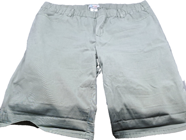 DENIM & CO. Bermuda Schilf Gr. 44 mit Umschlag & Rundumdehnbund