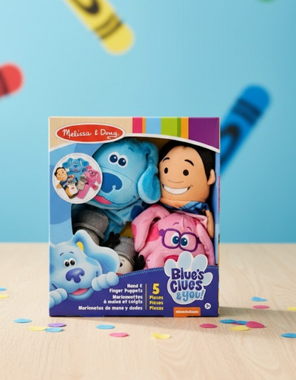 Melissa & Doug Blue's Clues & You Handpuppen Fingerpuppen 5-tlg. 33013 D5