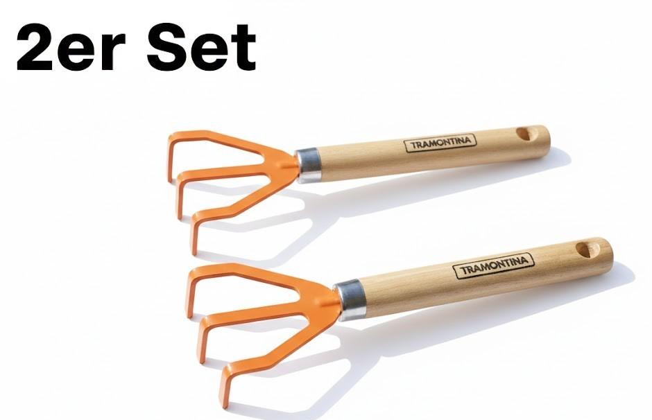 Tramontina Grubber Handgrubber Gartenwerkzeug Unkraut Hacke 2er Set