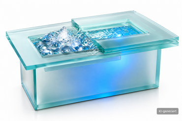 Heissner Meeresbrise Zimmerbrunnen Indoor Wasserbrunnen AquaFresh Türkis HA26