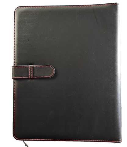 H&S A4 Präsentationsmappe 40 Hüllen Ringordner Kunstleder Dokumentenmappe D-09