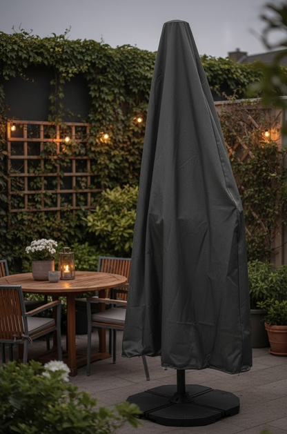 ProGarden Schirmabdeckung Ø300cm Sonnenschirm Schutzhülle Wetterfest Garten E5