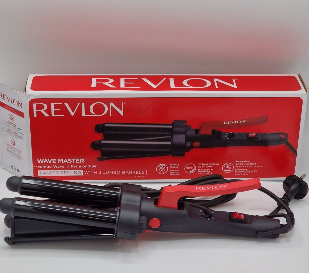 Turmalin-Keramik Jumbo Waver Wave Master, Revlon