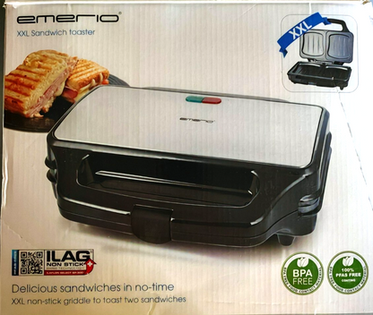 EMERIO XXL Sandwichtoaster ST-109562.17 900W Sandwichmaker XXL Toast HOA5