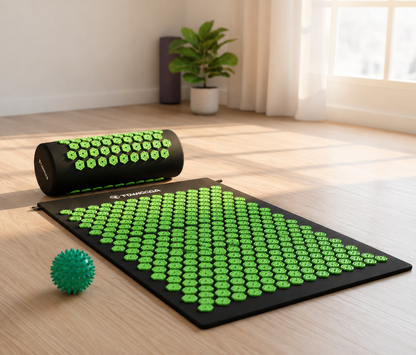 TOMSHOO Akupressurmatte Shiatsu Massagematte Akupunktur Massage Set C5