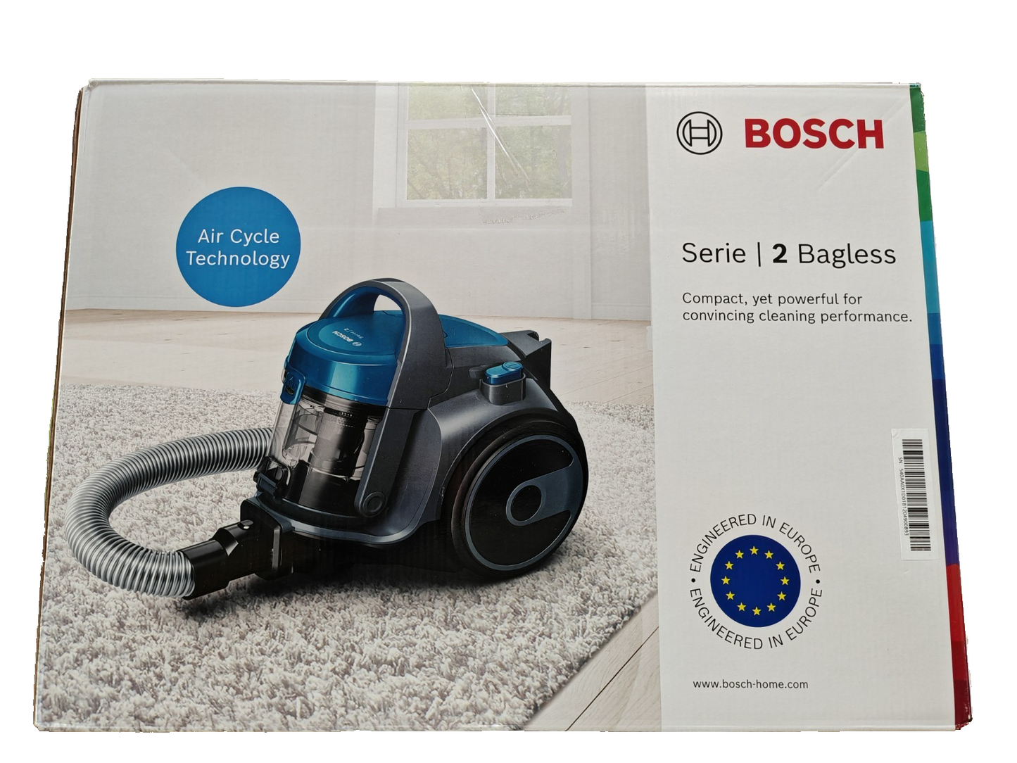 Bosch BGS05A220 Beutelloser Staubsauger 700W Zyklon Bodenstaubsauger Blau HA25