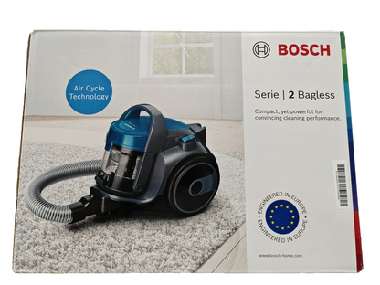 Bosch BGS05A220 Beutelloser Staubsauger 700W Zyklon Bodenstaubsauger Blau HA25