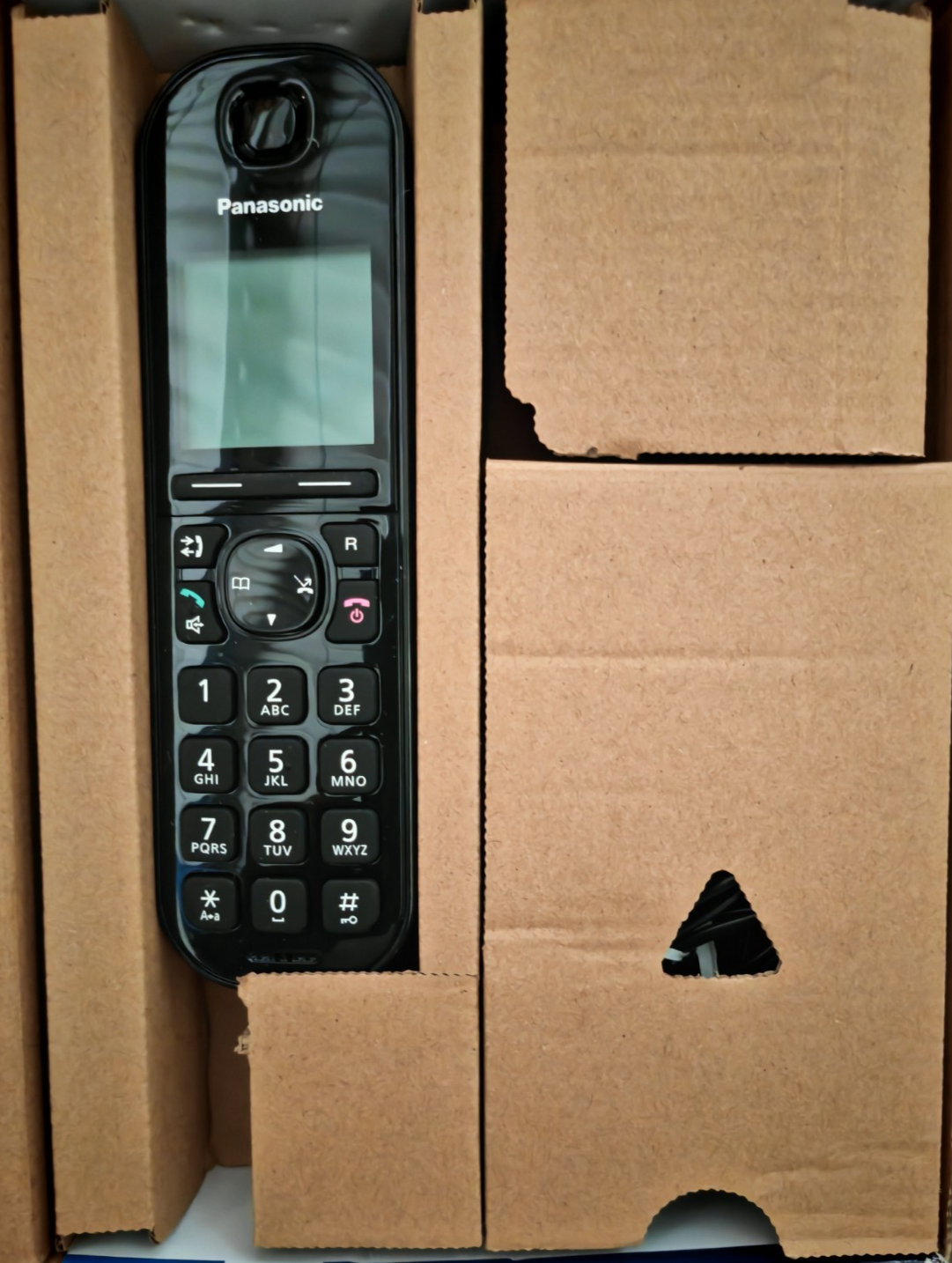 Panasonic KX-TGQ200 IP Telefon Schnurlos DECT Schwarz VoIP Festnetz Telefon A8