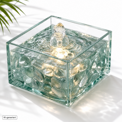 Heissner Blütenzauber Zimmerbrunnen Wasserspiel Deko Brunnen Indoor Aqua Fresh