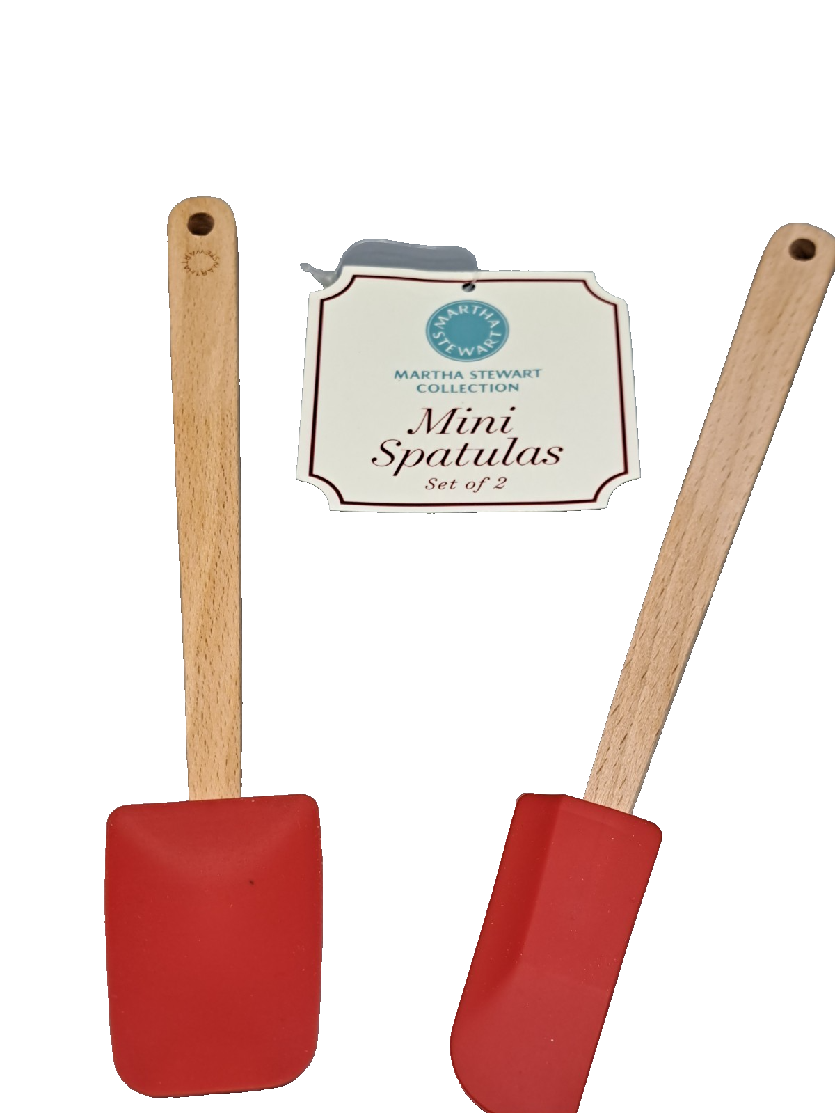 Martha Stewart Mini Spatel 2er Set Teigschaber Silikon Backspatel Küche B-04