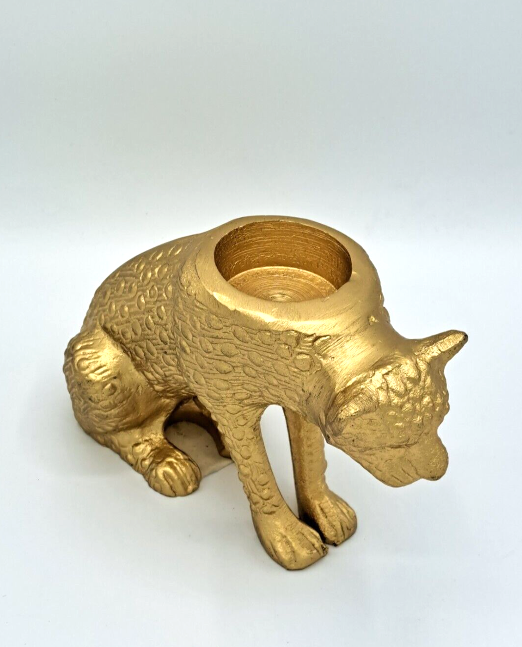 J. Kersten BV Kerzenständer Aluminium Gold Modern Deko Tischkerzenhalter
