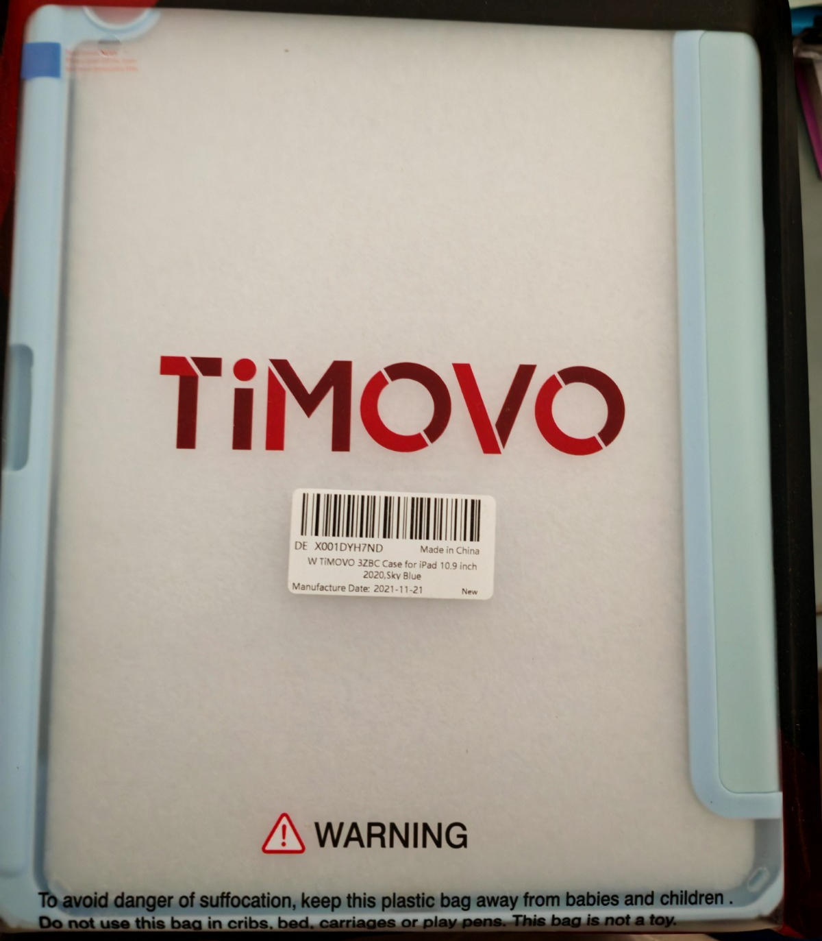 TiMOVO iPad Air 4 Hülle 10,9 Zoll Sky Blue Smart Case Stand Schutzhülle Tablet