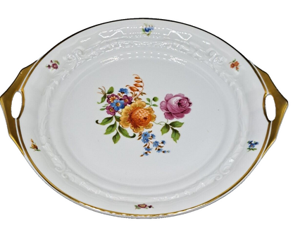 Rosenthal Rosenschale Ideal Selb Bavaria Porzellan Schale Blumen Goldrand
