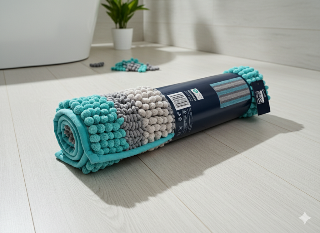 HOME IDEAS LIVING Chenille-Badteppich50x80cm