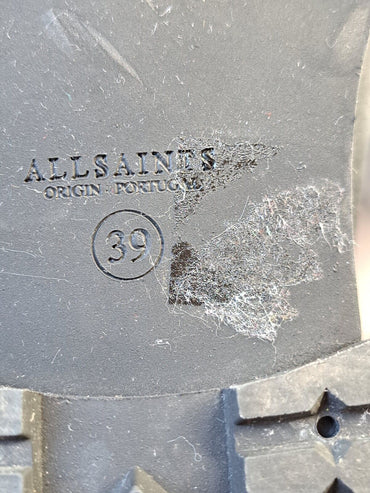 Allsaints Franka Leather, Damen Boots, Schwarz, Größe 39