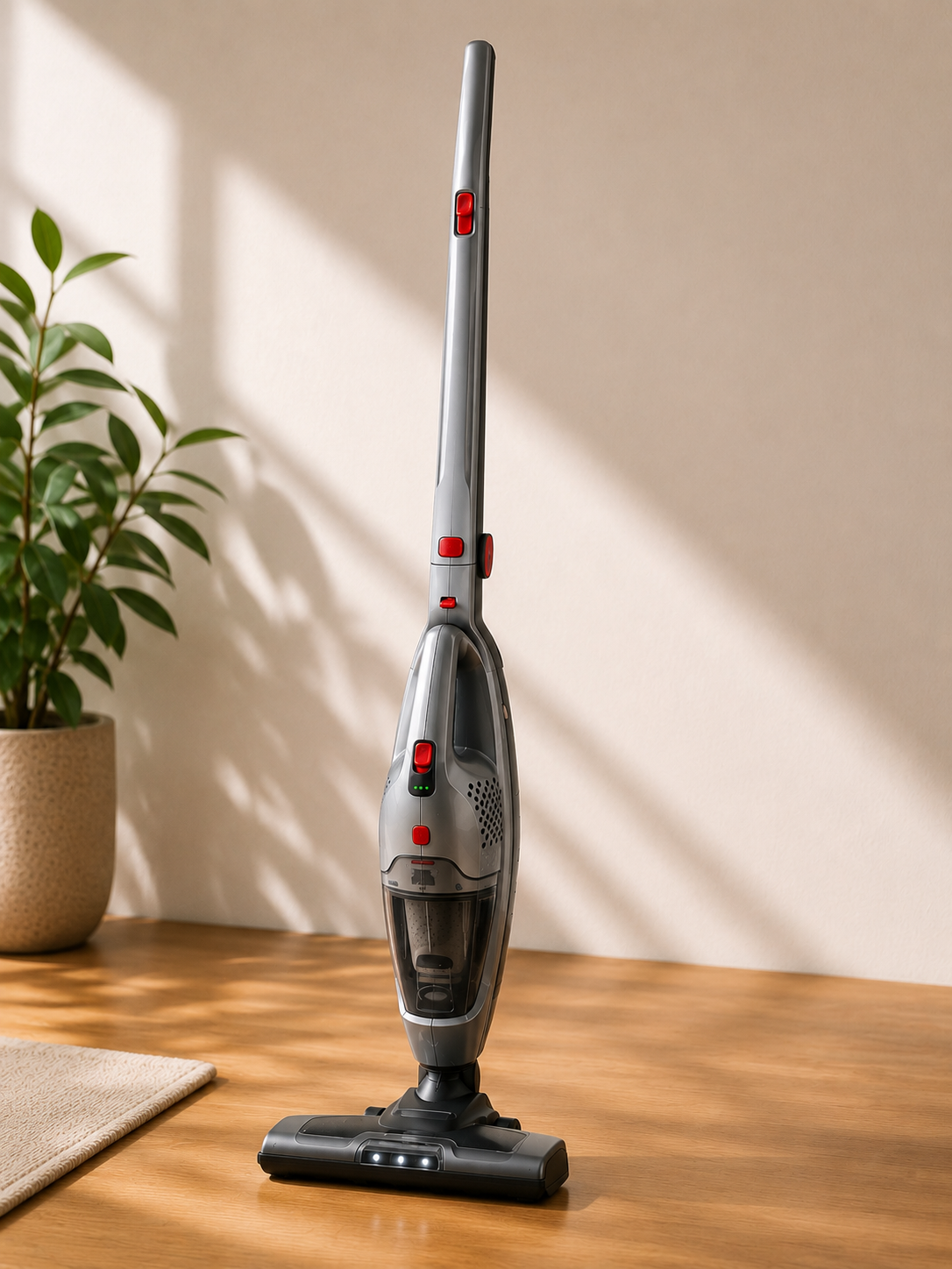 Dirt Devil DD9007 2in1 Akku Staubsauger Stielstaubsauger 105W Rot Akku HO-A14