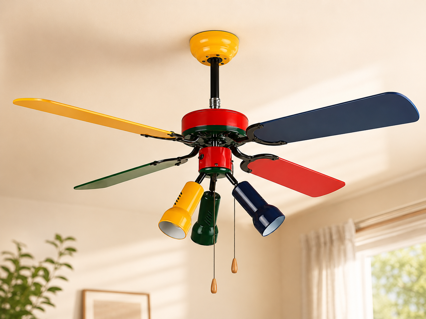 Orbegozo CC09105C Deckenventilator 105cm Ventilator Bunt Sommer Kühlung HO-A14