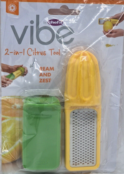 CHEF'N Vibe Zitruspresse 2in1 Zitronenpresse Saftpresse Limettenpresse Küche B6