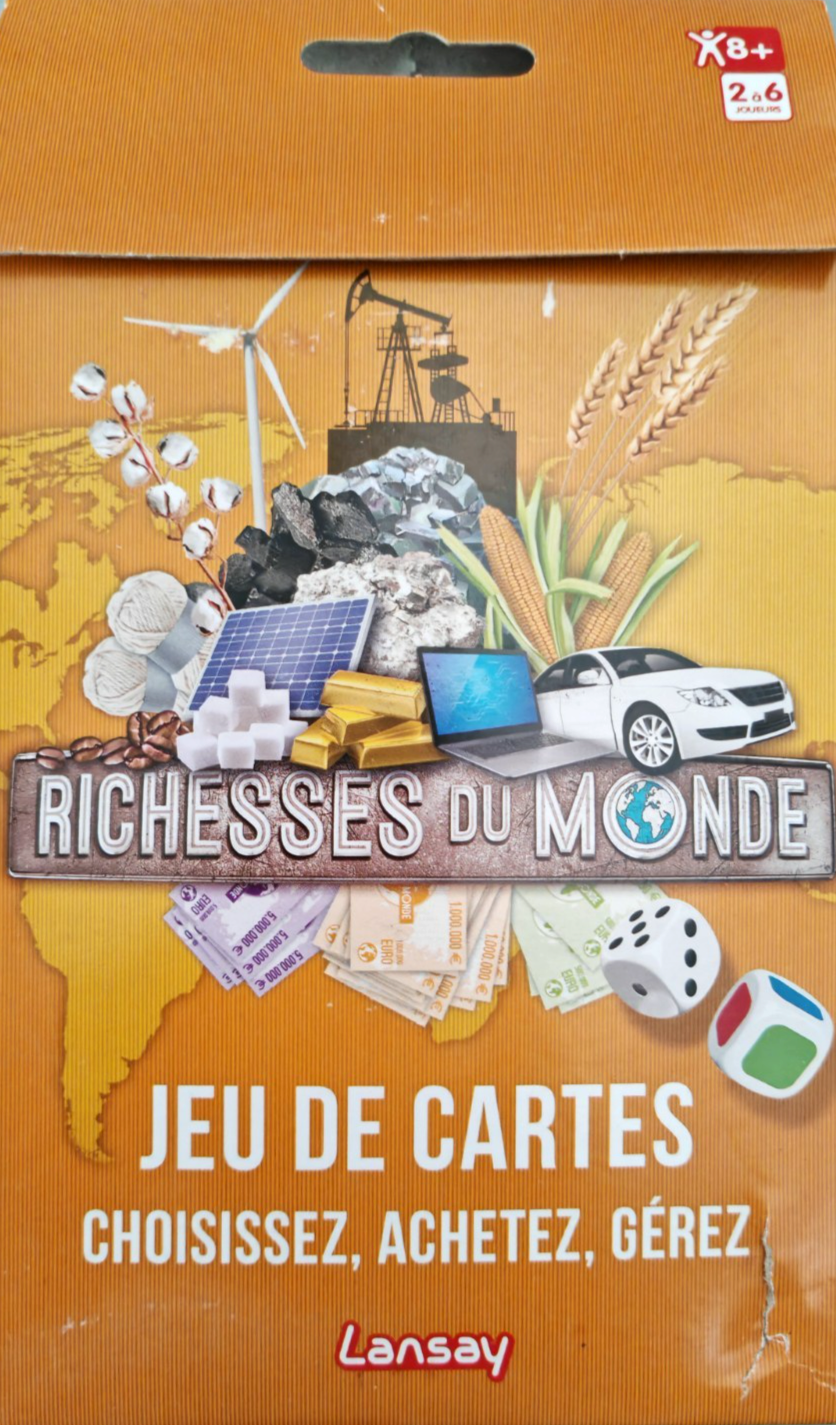 Lansay Richesses du Monde Kartenspiel Strategie 108 Karten 2-6 Spieler ab 8
