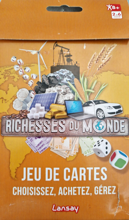 Lansay Richesses du Monde Kartenspiel Strategie 108 Karten 2-6 Spieler ab 8