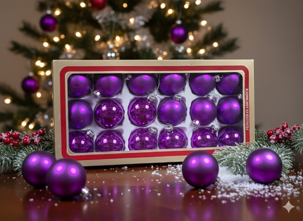 Weihnachtskugeln 17 Stück Feinster Glasschmuck