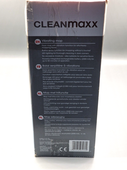 Cleanmaxx vibrations-Wischmopp, integrierter Wassertank