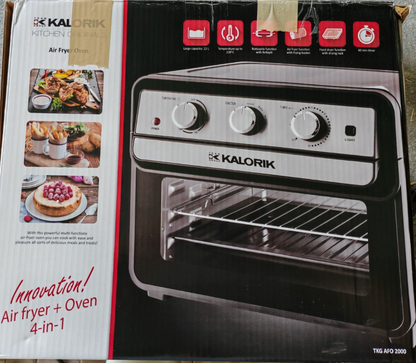 Kalorik TKG AFO 2000 4in1 Air Fryer Ofen Heißluftfritteuse 1700W Backofen HA22