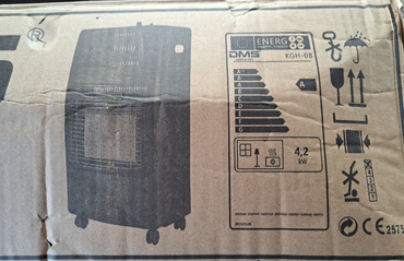 DMS® Gasheizofen 4200W – Gasheizung Infrarot Heizgerät Gasheizer ✅