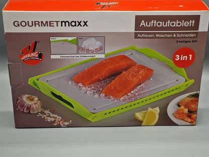 Gourmetmaxx Auftautablett, 3 in 1, 2 teilig