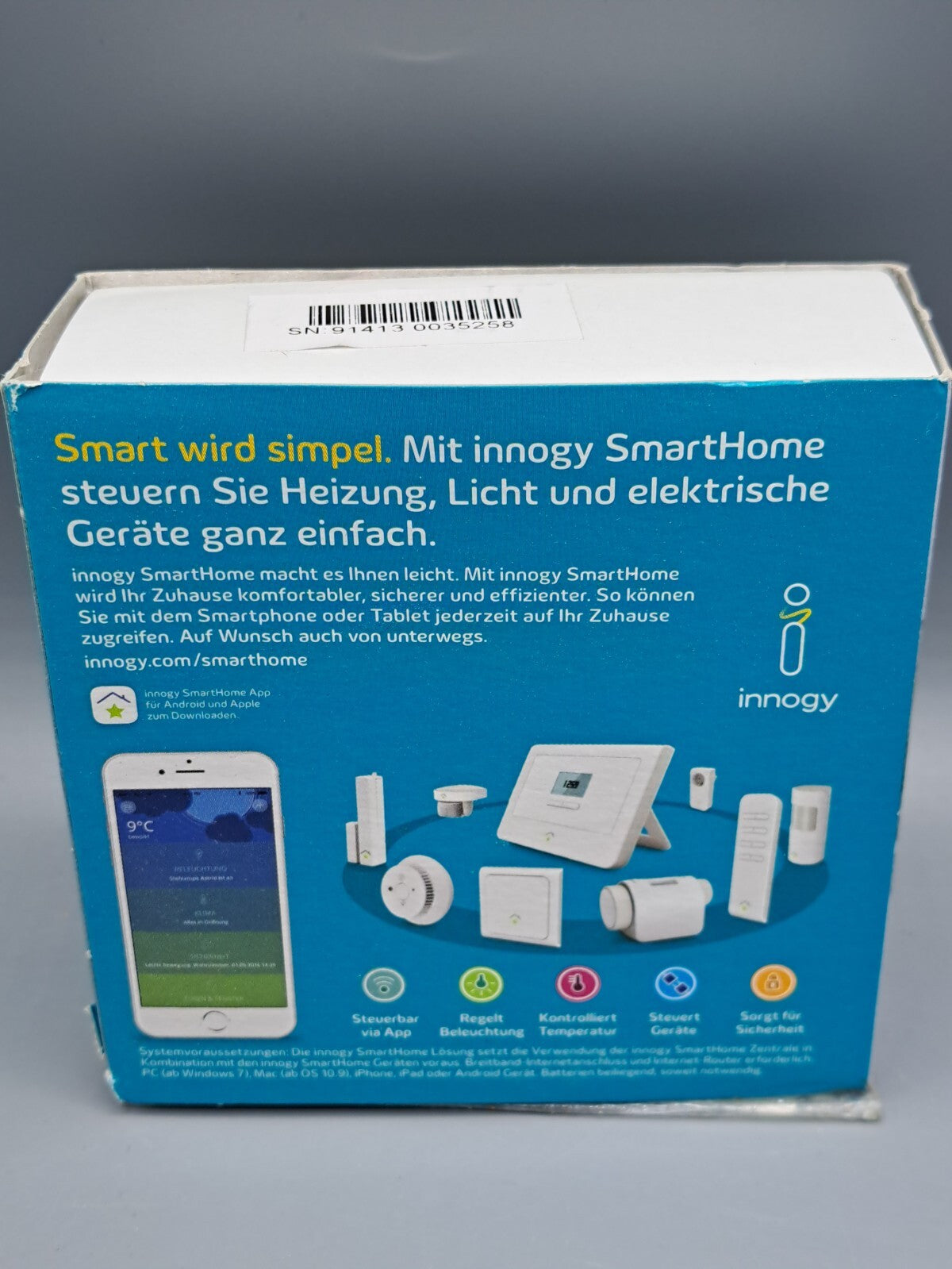 Innogy SmartHome Wandsender WSC2 Smart Home Funk Schalter Steuerung