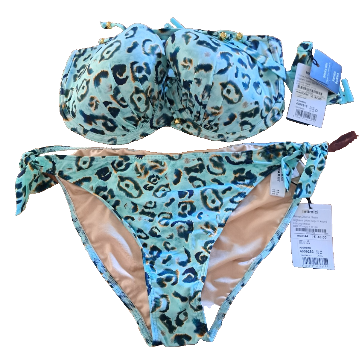 Prima Donna Bikini Azzurro, Größe 44, 80D
