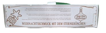 Inge-Glas, Christbaumspitze, Mundgeblasen und Handverziert