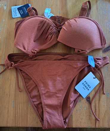 Prima Donna Bikini, Intimici, Größe 42, 85C, Farbe Burnt Amber