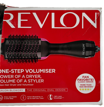 Revlon Pro Collection One Step RVDR5222 Warmluft und Volumenbürste - Schwarz C1